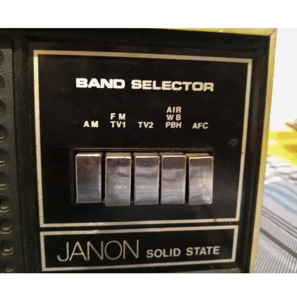 Vintage Janon Solid State AM/FM /TV1 Model No. #2843